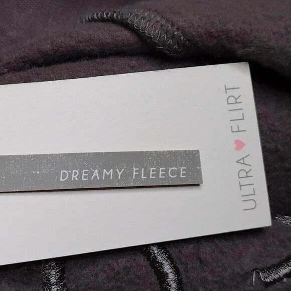 NWT Ultra Flirt Women's Gray/Trend Fleece London Hoodie Size XL - Picture 11 of 12